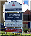 Thorpe Manor sign