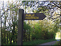 Footpath sign