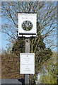 Sign for the Tilbury public house, Datchworth Green