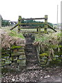 Steps and stile off Hand Carr Lane, Luddendenfoot