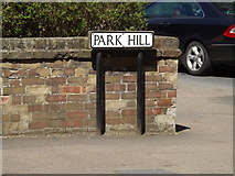 TL1215 : Park Hill sign by Geographer