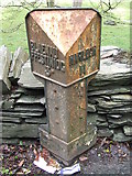 SH6841 : Milepost by Keith Evans