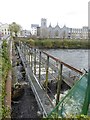 M2925 : Former Eel Fishery on the River Corrib by Oliver Dixon
