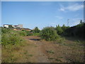 Derelict land by the railway