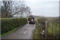 Tractor on a byway