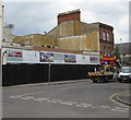 Newlands Homes board on a derelict site, Northgate Street, Gloucester