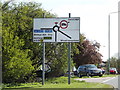 TL2211 : Roadsign on the B197 Great North Road by Geographer