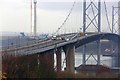 NT1278 : The Forth Road Bridge closed whilst essential repairs are carried out by Garry Cornes