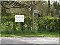 TM1852 : Berghersh Place & Restricted  Byway signs by Geographer