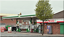 J3674 : BP petrol station, Belfast (May 2016) by Albert Bridge
