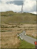 SO5976 : The road to Titterstone Clee by Alan Murray-Rust