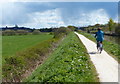 Cycling along the Fossdyke Canal Trail