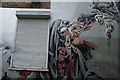 View of street art on the side of 27 Hoxton Square from Mundy Street