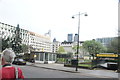 View of the Gherkin, Heron Tower and Tower 42 from Finsbury Square