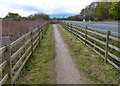 Path next to the A57