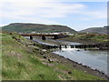 Weir and bridge on the River Avan