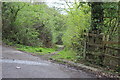 Field footpath below Oakdale School