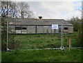 TL9898 : Animal shed being demolished by Hugh Venables