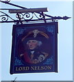 TG5204 : Sign for the Lord Nelson public house by JThomas