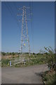 Pylon and power lines