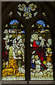 TA1100 : Stained glass window, St John the Baptist church, Nettleton by Julian P Guffogg