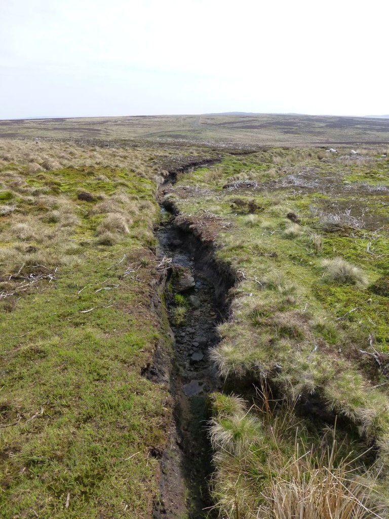 Deep gully formed from drainage ditch © Russel Wills :: Geograph ...