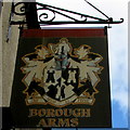 Borough Arms name sign, Neath