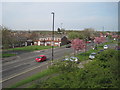 View from a Newcastle-Edinburgh train - Great Lime Road, West Moor