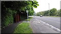 Thorpe Park Bus Stop on the A320