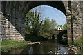 Bridge and viaduct over the Levern Water