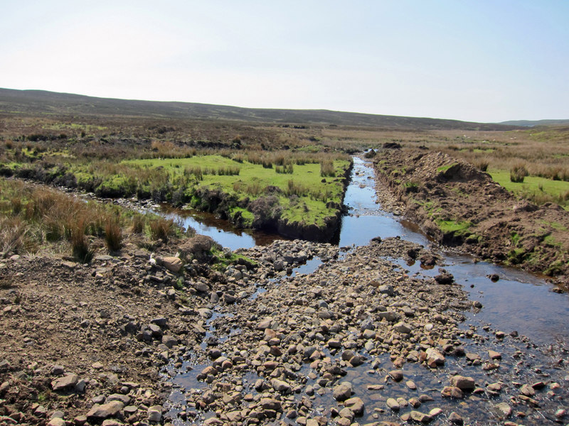 Straightening the river © Richard Dorrell :: Geograph Britain and Ireland