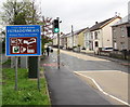 Northeast boundary of Ystradgynlais