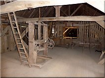 TQ8125 : Inside the Oast House, Great Dixter by Oliver Dixon