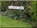 Church Lane sign