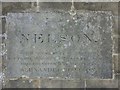 NU1702 : Inscribed plaque in the plinth of Davison's Obelisk by Russel Wills