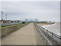 The sea wall near Cleethorpes