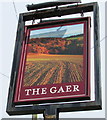 The Gaer name sign, Newport