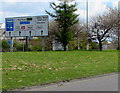 Directions sign in the middle of Station Road, Filton