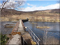 NH1000 : Southern end of the Quoich hydro works by Richard Law