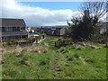 Leaving the Fereneze Braes Path Network at Barrhead