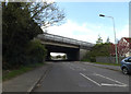 TM1250 : Station Road & A14 Bridge by Geographer