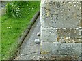 Bench mark, All Saints Church, Braunston in Rutland