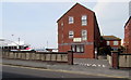 South side of College Court flats, Burnham-on-Sea