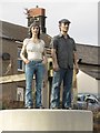 Couple sculpture, Newbiggin-by-the-Sea