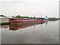 Manchester Ship Canal, Container Barge "Terra Marique" at Ellesmere Port