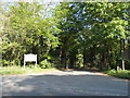 The entrance to Manor Park Country Park, West Malling