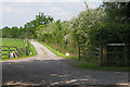 Access road to Clock Tower Farm