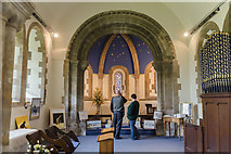 TF0376 : Interior, St Edward's church, Sudbrooke by Julian P Guffogg