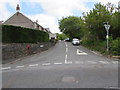 Junction at the SW end of Gorsafle, Ystradgynlais