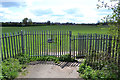 Gates into playing fields, Sowe Valley, Binley, Coventry